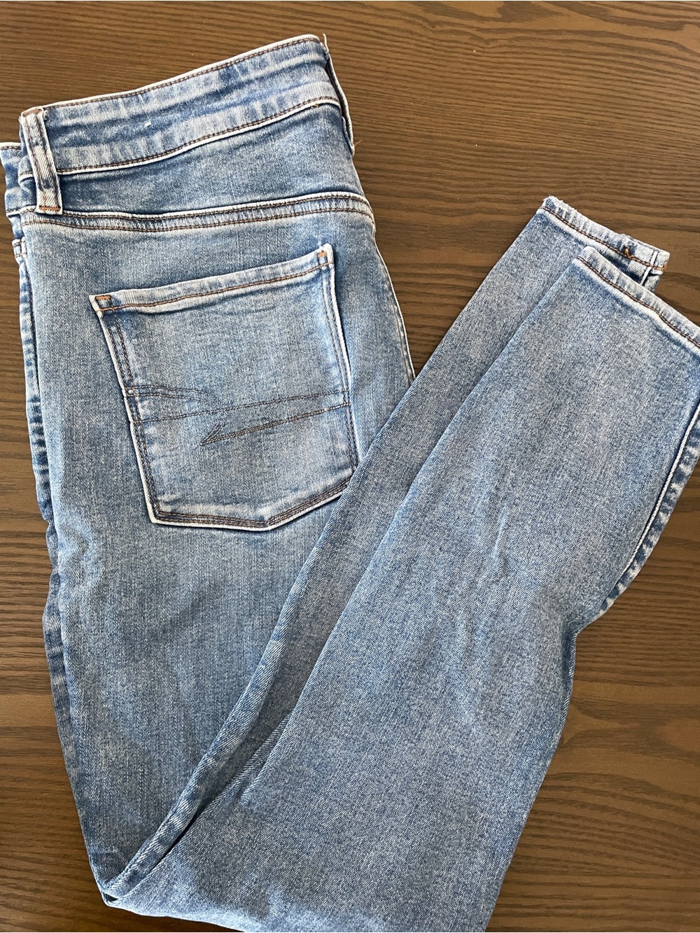 American Eagle Outfitters Light Blue Skinny Jeans - 12 Short
